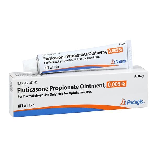 Fluticasone Propionate Topical Ointment 0.005% Tube 15gm Each
