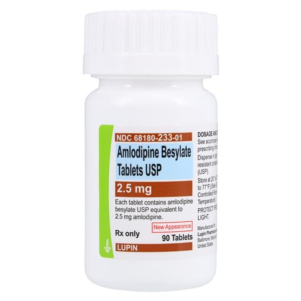 Amlodipine Besylate 2.5mg Each