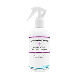 DermaKlenz PLUS Wound Cleanser 8oz HOCI Clr Antmcrbl/Btl Disposable 6/Ca