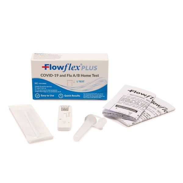 Flowflex Plus COVID-19/Flu A&B Antigen Home Test OTC 1/Bx