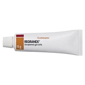Regranex Topical Gel 0.01% Tube 15gm 12/Package
