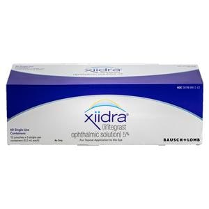 Xiidra Ophthalmic Solution 5% Unit Dose 0.2mL 60/Package