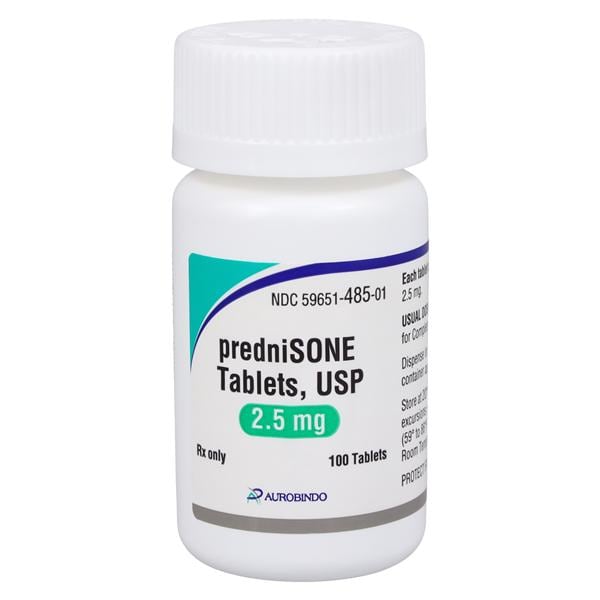 Prednisone Tablets 2.5mg Bottle