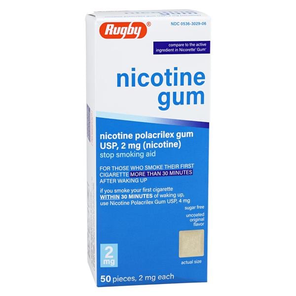 Nicotine Gum 2mg Box 50/Bx