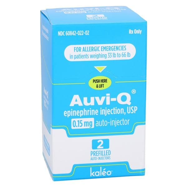 Auvi-Q Injection 0.15mg Auto-Injector 2/Package