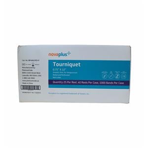 Compressing Device Tourniquet 0.75x12" Magenta LF Dsp Pedo 250/Bx