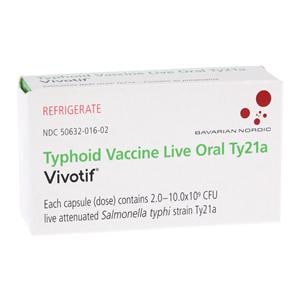 Vivotif Typhoid Oral Ty21a Package 4/Pk
