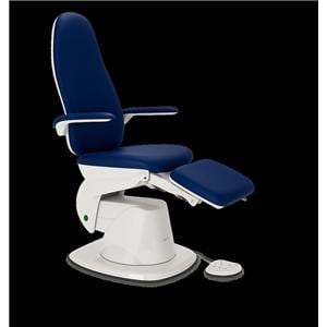 Podiatry Chair Navy Blue 500lb Capacity
