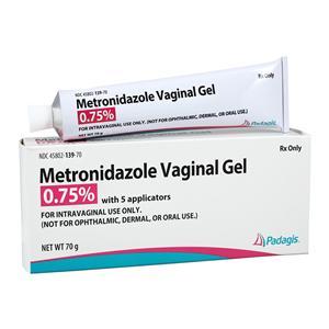 Metronidazole Vaginal Gel 0.75% Tube 70gm Each