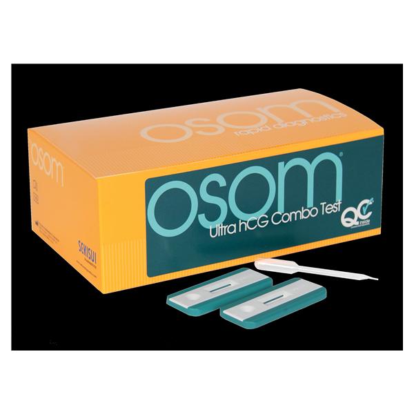 OSOM Ultra hCG Combo Test Kit CLIA Waived for Urine/Non-Waived for Serum 25/Bx