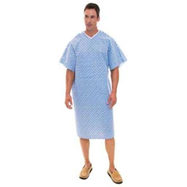 Telemetry / IV Gown Adult Blue Retro Ea