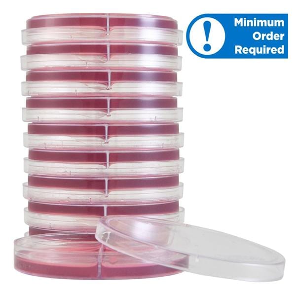 HardyCHROM Biplate Media Blood Agar / UTI 10mL 15x100mm 10/Pk