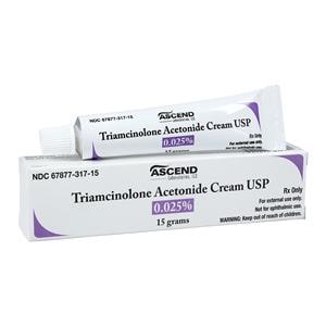 Triamcinolone Acetonide Topical Cream 0.025% Tube 15gm Each