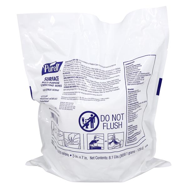 Purell Disinfectant Wipes 1200 Count 2/Ca