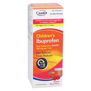 Ibuprofen Suspension 100mg/5mL 4oz Bottle 4oz/Bt