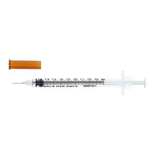 Allergy Syringe Tray 26gx3/8" 1mL Non-Safety Low Dead Space 1000/Ca