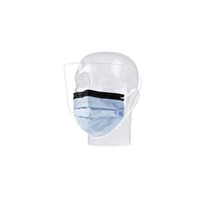 FluidGard Mask ASTM Level 3 Anti-Fog Blue Diamond 100/Ca
