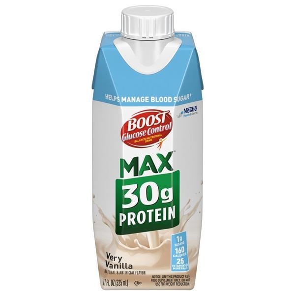 Boost Glucose Control Max Drink Liquid Very Vanilla 11oz 4/Pack Bottle 3/Ca