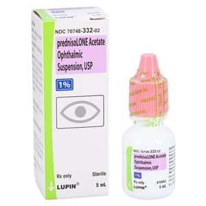 Prednisolone Acetate Ophthalmic Suspension 1% Bottle 5mL Each