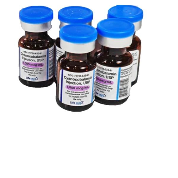 Cyanocobalamin Injection 1000mcg/mL MDV 1mL 25/Package