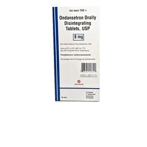 Ondansetron Orally Disintegrating Tablets 8mg Blister Pack 10/Package Each