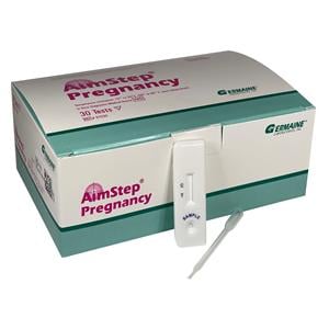 AimStep hCG Urine Pregnancy Test Kit CLIA Waived 30/Bx