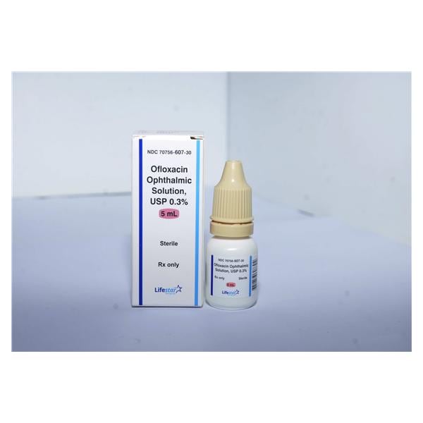 Ofloxacin Ophthalmic Solution 0.3% Bottle 5mL Each