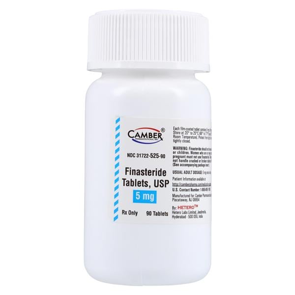 Finasteride Tablets 5mg Bottle 90/Bottle Each