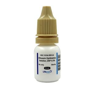 Ofloxacin Ophthalmic Solution 0.30% Bottle 10mL Each