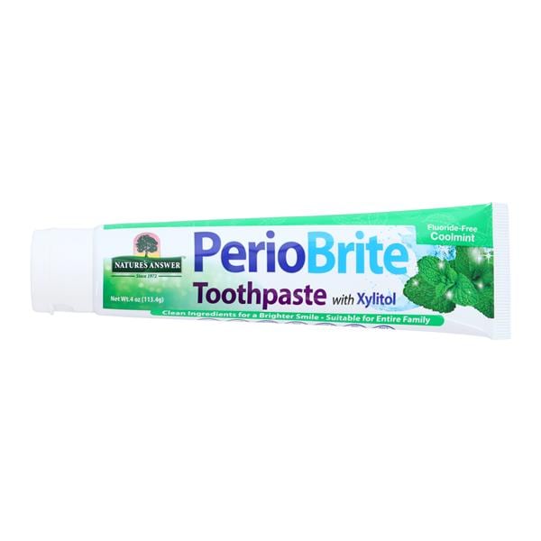 PerioBrite Cool Mint Toothpaste 4 oz Fluoride Free Ea