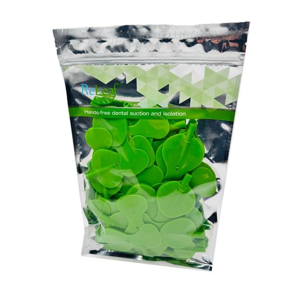 ReLeaf Restorative HVE Tips Vented Green Medium 50/Bag