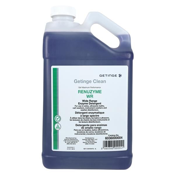 Renuzyme WR Enzymatic Detergent 5 Liter 3/Ca