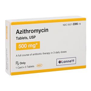 Azithromycin Tablets 500mg Blister Pack Each