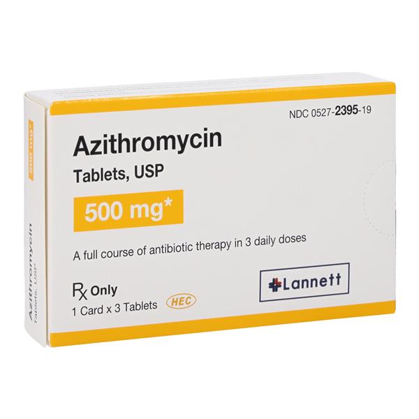Azithromycin Tablets 500mg Blister Pack Each