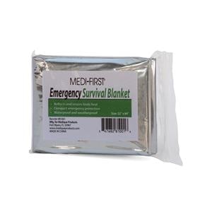 Emergency Blanket Silver Foil 52x84
