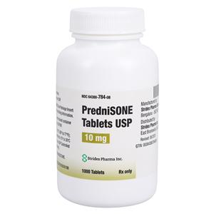 Prednisone Tablets 10mg Bottle 1000/Bottle Each