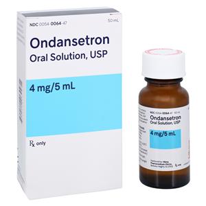 Ondansetron HCl Oral Solution 4mg/5mL Strawberry Bottle 50mL Each
