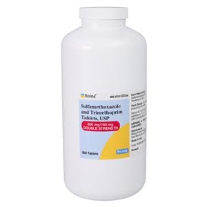 Sulfamethoxazole/Trimethoprim 2X Tabs 800mg/160mg Btl 500/Bottle Each