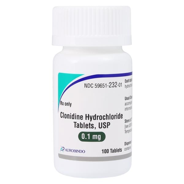 Clonidine HCl 0.1mg Each