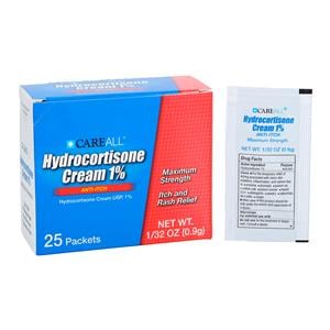 Hydrocortisone Cream 0.9gm 1/32oz Foil Packet 25/Pk