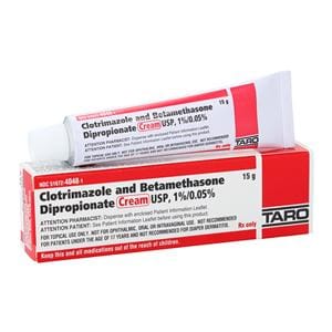 Clotrimazole/Betamethasone Dipropionate Topical Cream 1%/0.05% Tube 15gm Each