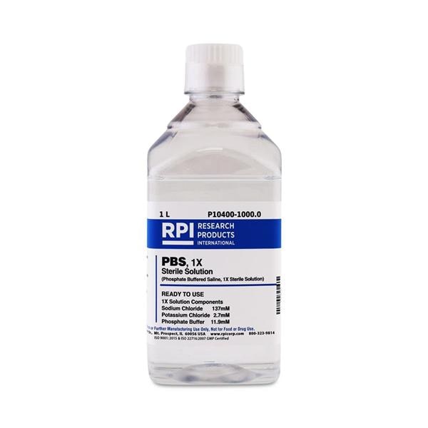 Reagent PBS: PBS 1L f/ Rsrch OR Further Manufacturing Ony Btl Ea