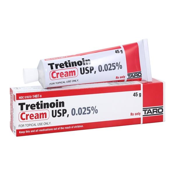 Tretinoin Topical Cream 0.025% Tube 45gm Each