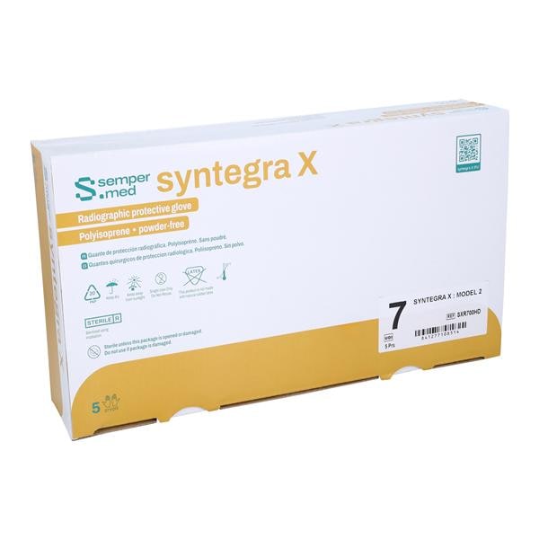 Syntegra X Polyisoprene Surgical Gloves 7 White, 4 BX/CA