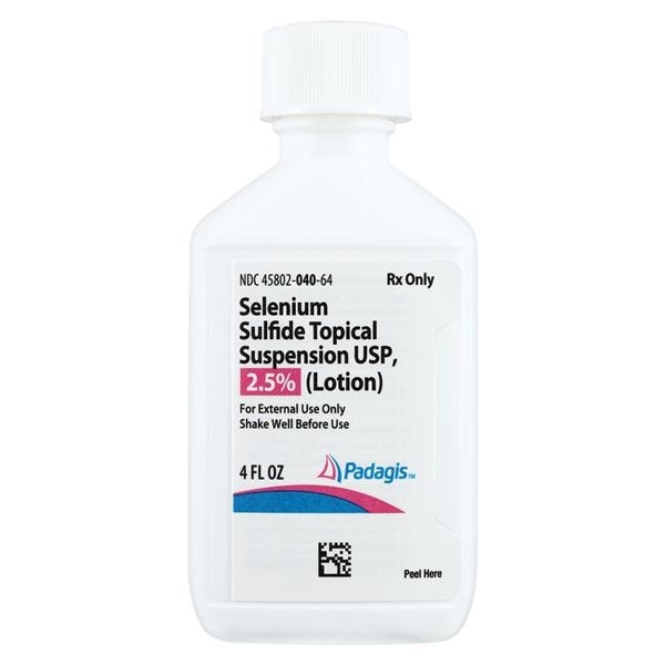 Selenium Sulfide Lotion 2.5% Bottle 4oz Each