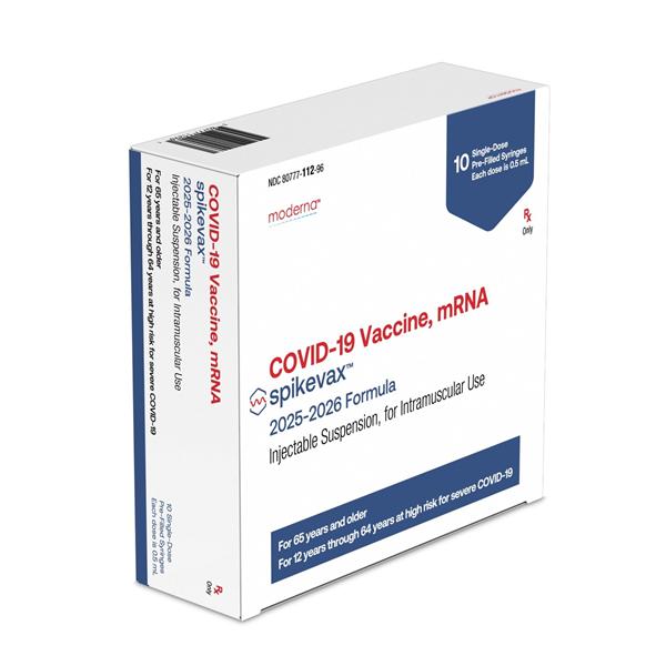 2025 Spikevax Covid 12 Years + Prefilled Syringe 0.5mL 10/Bx 10/Bx