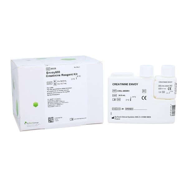 Envoy 500 Creatine Test Kit R1:8x27.5/R2:8x9.1mL Ea