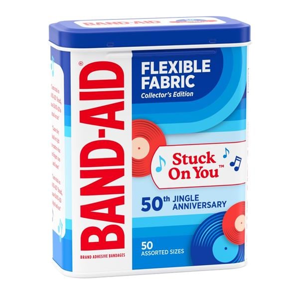Band-Aid Adhesive Bandage Fabric Assorted Beige Sterile 50/BX, 36 BX/CA