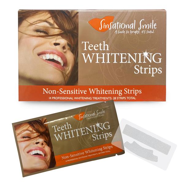 Sinsational Smile Take Home Whitening Strips Bulk Pack 6% Hyd Prx 20/Bx