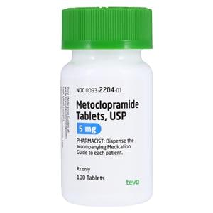 Metoclopramide HCl Tablets 5mg Bottle 1000/Bottle Each
